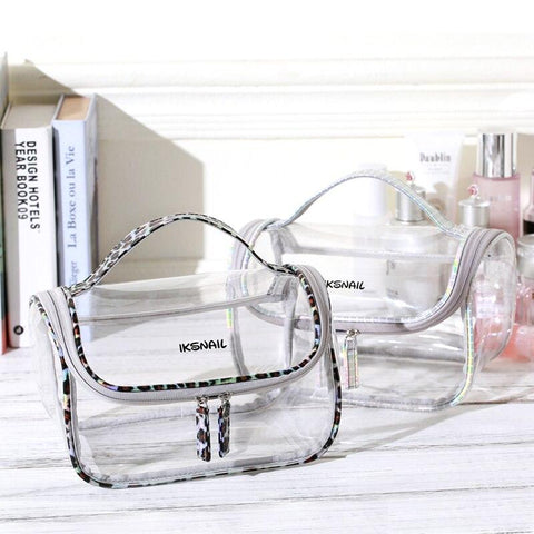 Clear Airplane Toiletry Bag