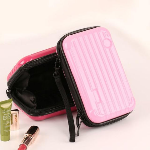 Rigid make-up pouch Rose