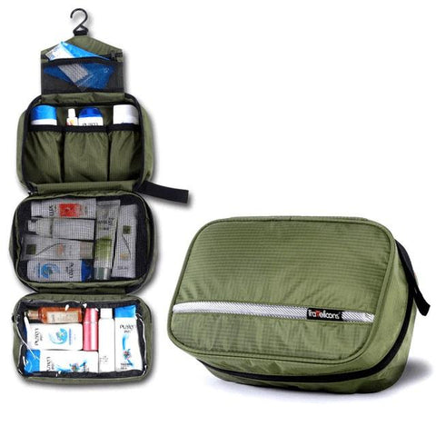 Foldable toiletry bag