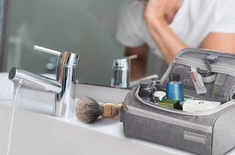 What products for a men's toiletry bag