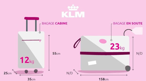 Equipaje de equipaje de cabina KLM