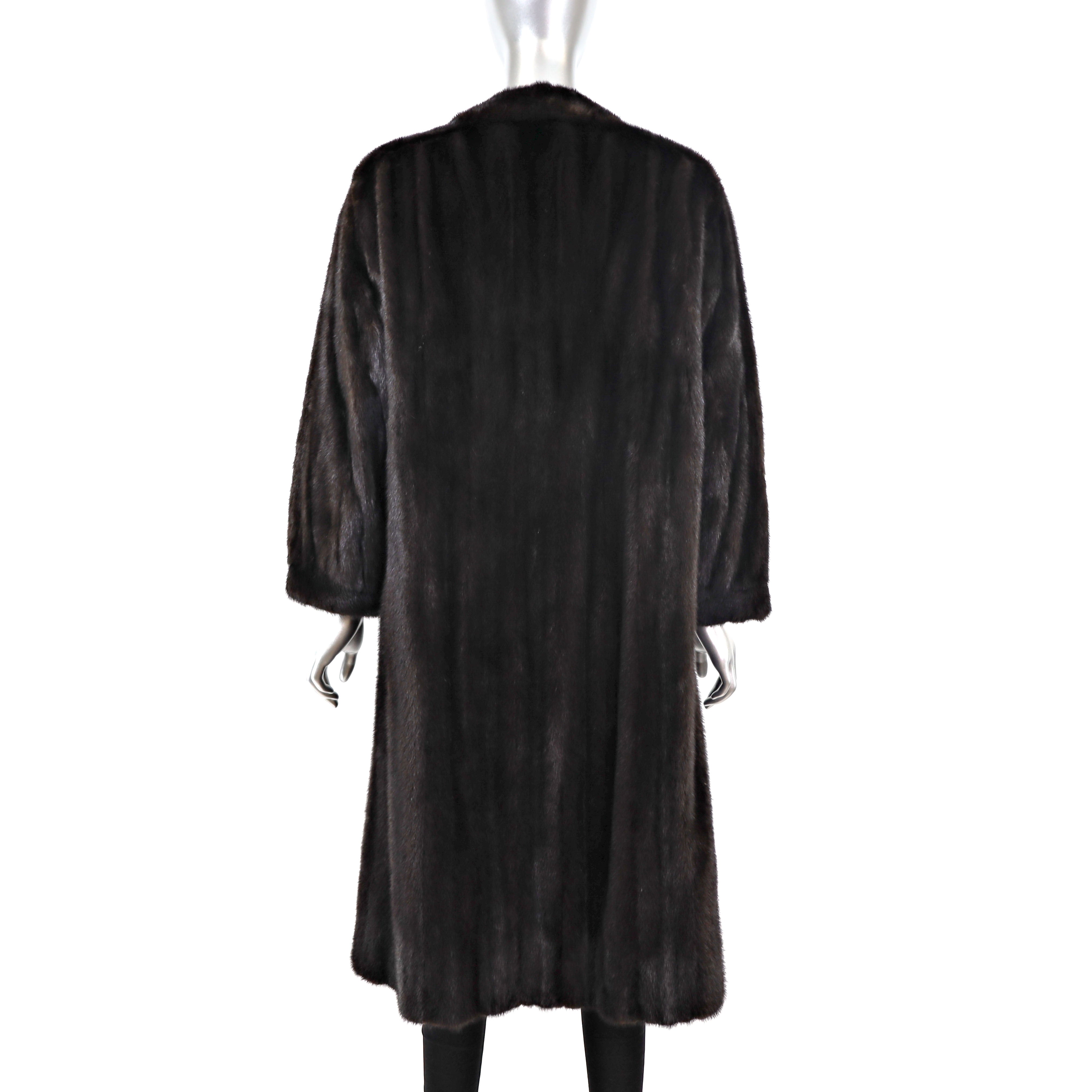 BEN KAHN Ranch Mink Coat- Size XL | VintageFurs