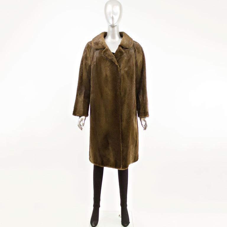 Otter Coat- Size M (Vintage Furs) | VintageFurs