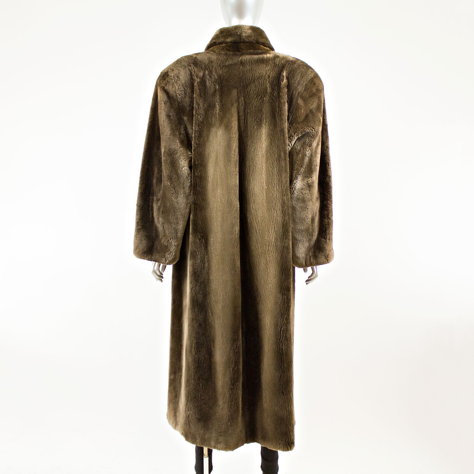 Sheared Phantom Beaver Coat - Size M (Vintage Furs) | VintageFurs