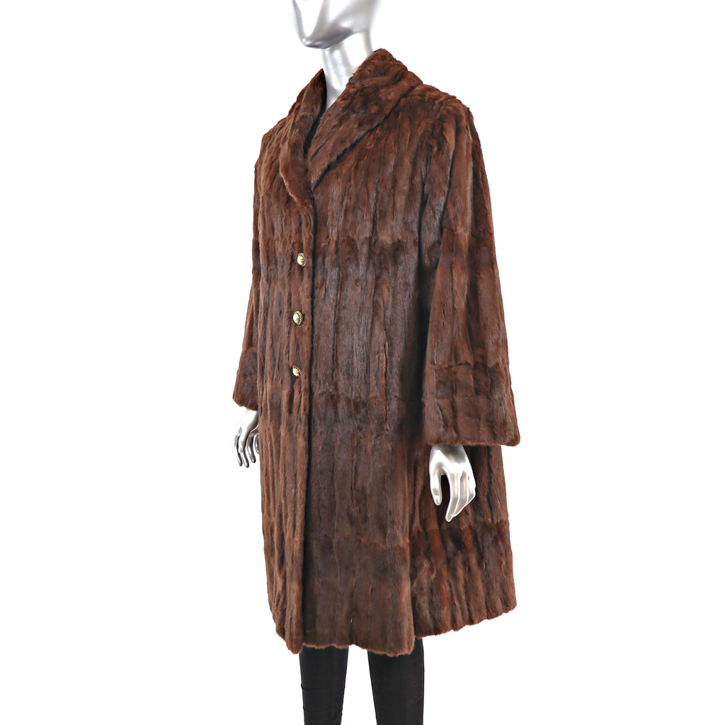 Squirrel Coat- Size XL | VintageFurs