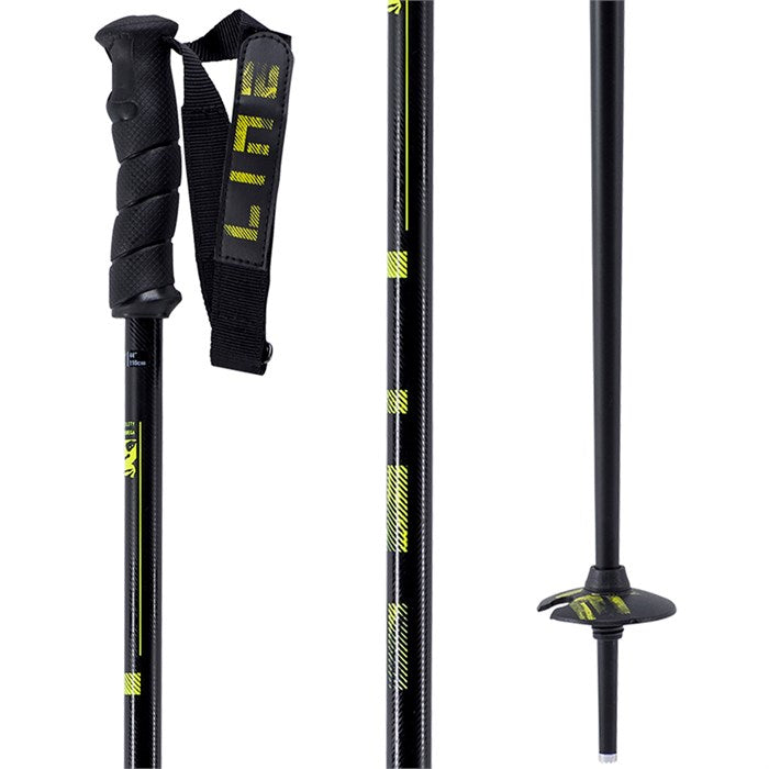 Line Grip Stick Black Neon Green 44in Ski Poles 2023