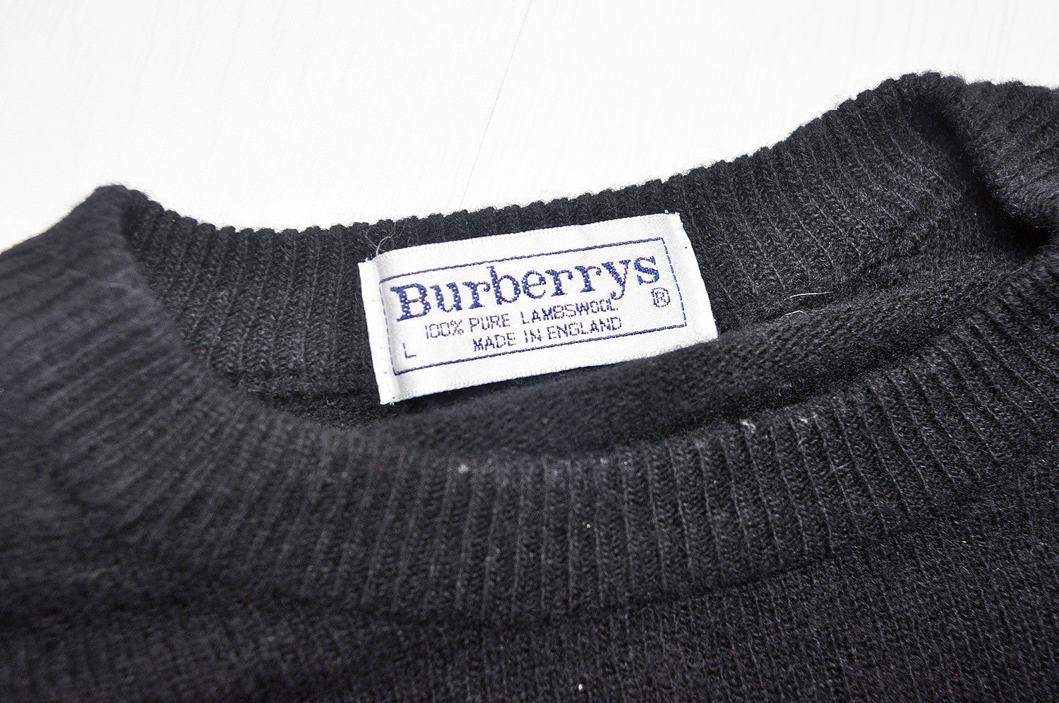 vintage burberry sweater