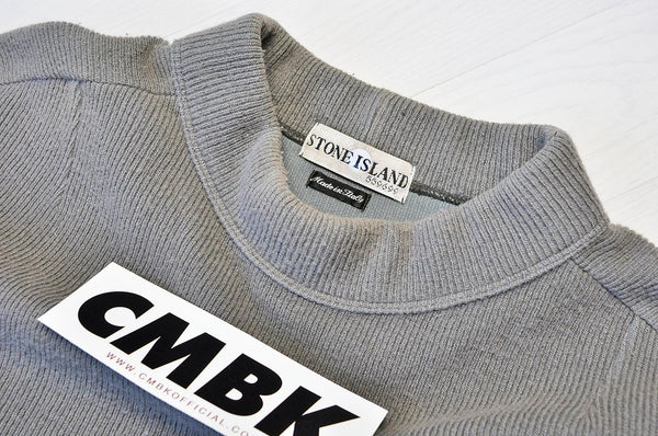 Vintage Stone Island Khaki Lana Wool Knit Jumper/Sweater – CMBK