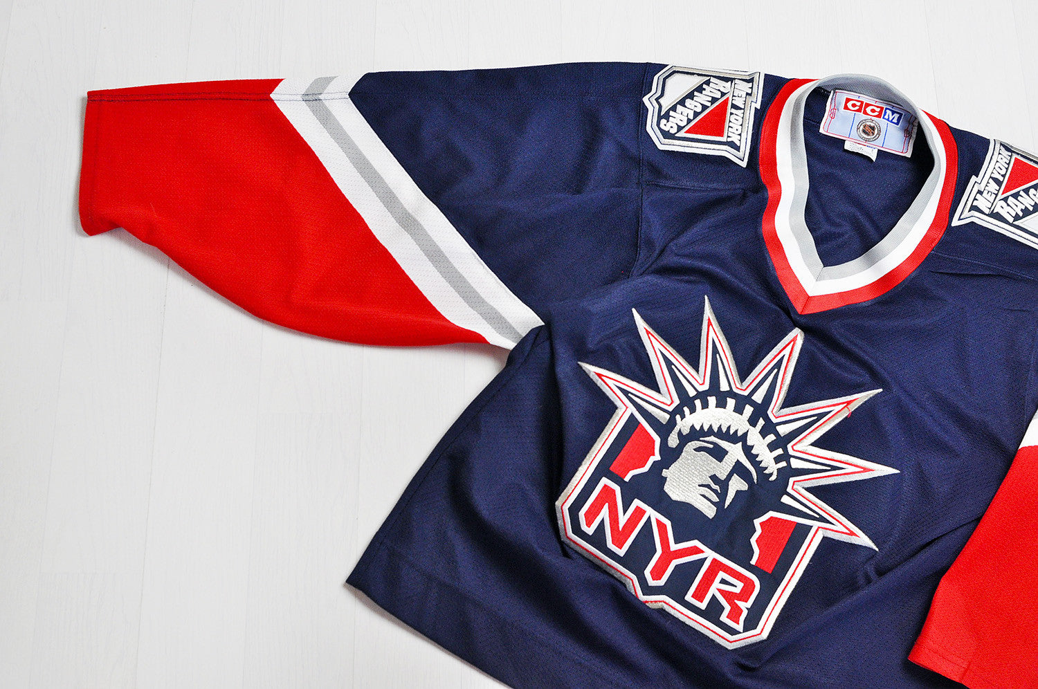 vintage rangers hockey jersey