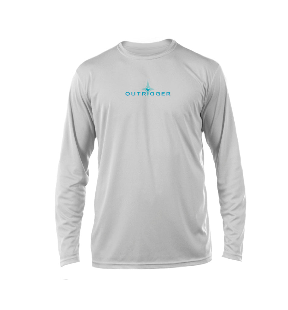 Outrigger Performance Offshore Fishing Shirt - Pearl SilverLong Sleeve ...