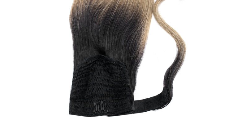Psy Hair Story Ponytail Human Hair Extensions Colour Ombre Grey Ash