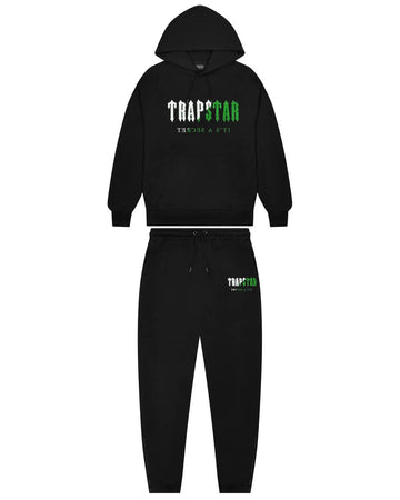 Trapstar Decoded Chenille Hooded Tracksuit - Black Ice Edition 2.0 