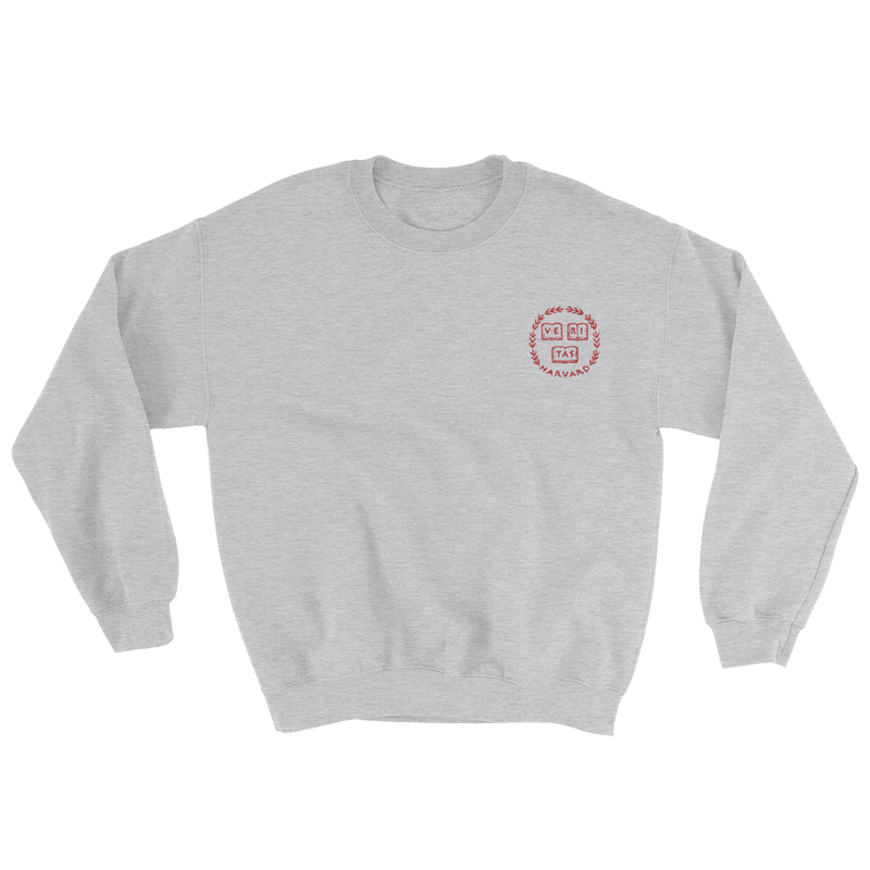 harvard embroidered sweatshirt