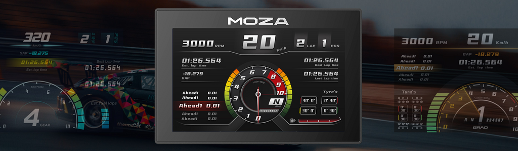 MOZA Racing CM Dashboard Custom Screens