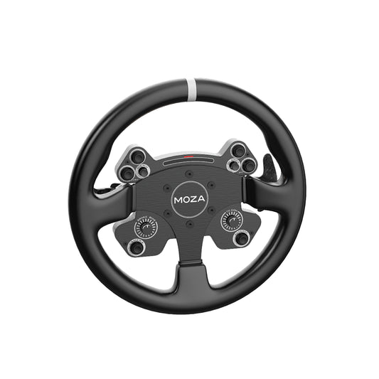 MOZA Racing RS V2 Leather-wrapped GT Steering Wheel – Pit Lane Sim