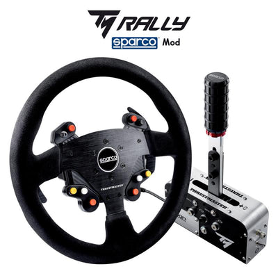 Thrustmaster Rally Sparco MOD Pack TSS Handbrake+ & P383 Wheel, Pit Lane  Sim Racing