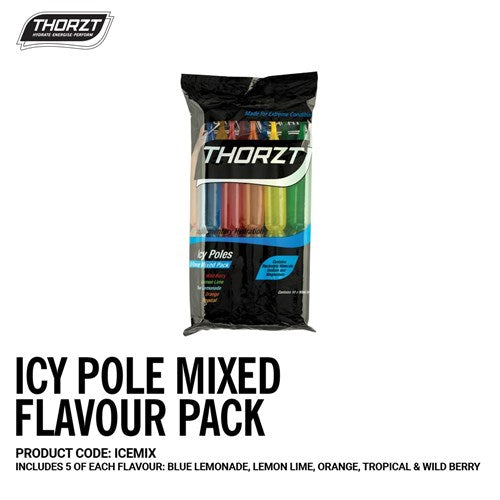 THORZT Electrolyte Icy Pole 10 x 90 mL - Mixed Pack ICEMIX