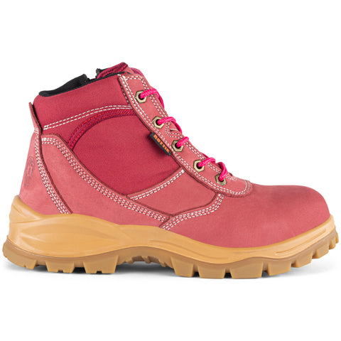 pink rigger boots