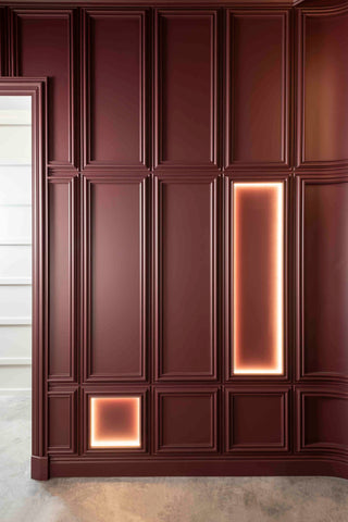 Indirect lighting in Wall panel No. 108