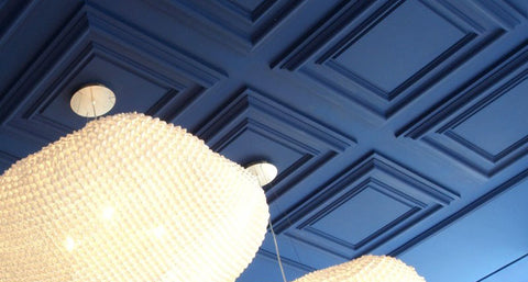 ceiling panelling from the library ladder company