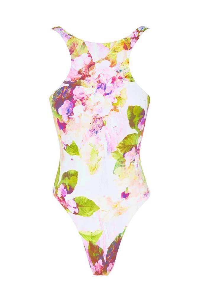 Nadia Maillot - Dripping Floral | White Sands SwimwearMaillot