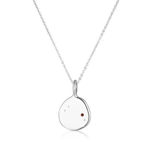 Silver Leo Pendant- zodiac star sign necklaces – Ravetta Jewellery
