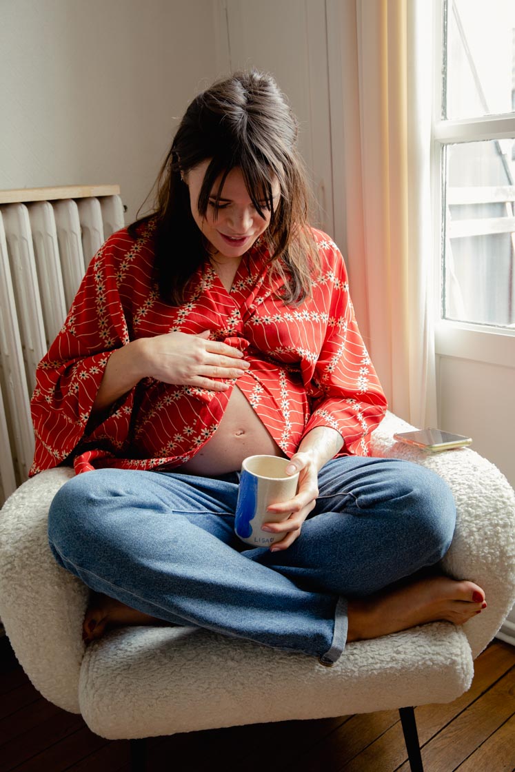 grossesse maternité femme enceinte Lisa Gachet accouchement post-partum huile vergetures préparation bébé 