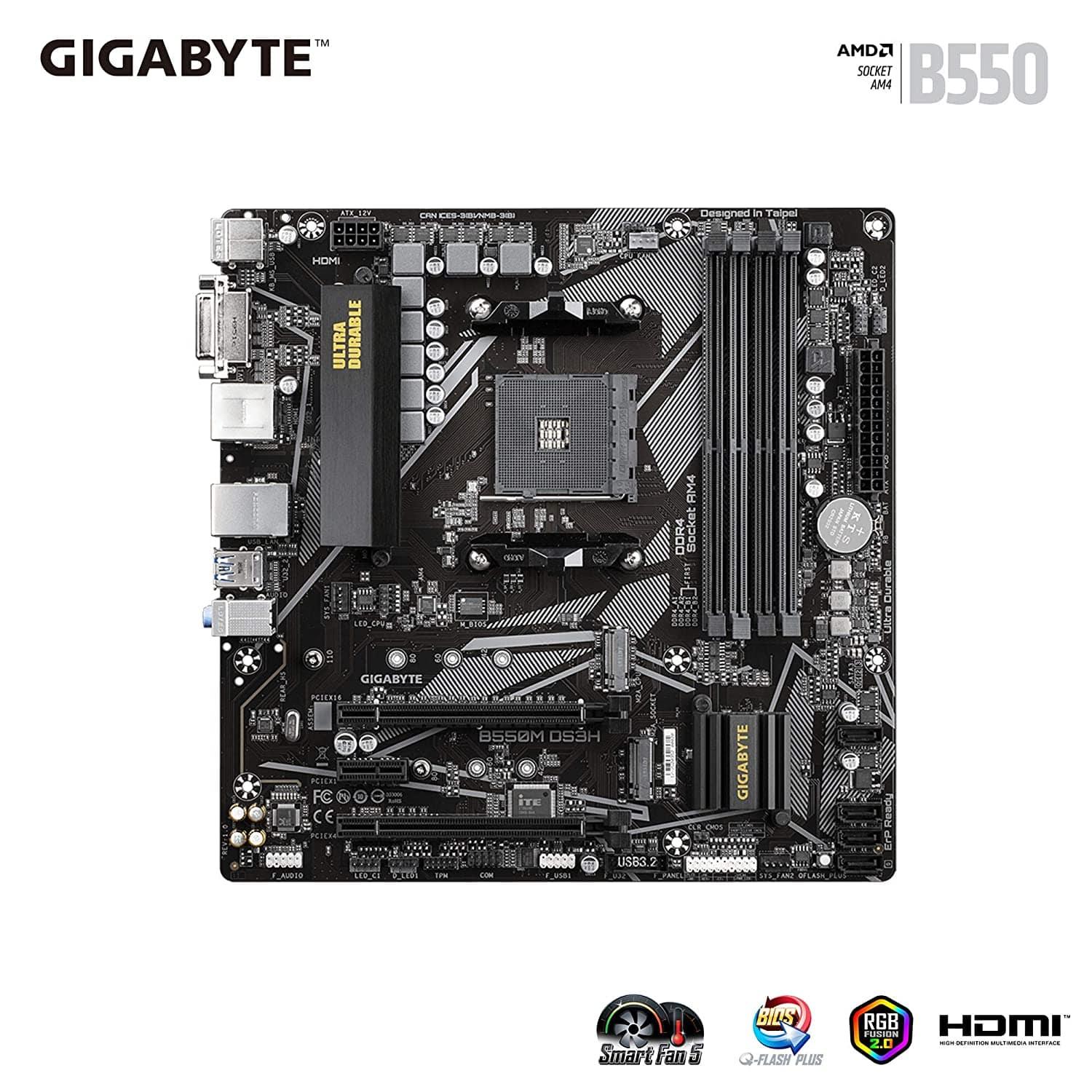 GIGABAYT AMD B450M S2H V2 Motherboard