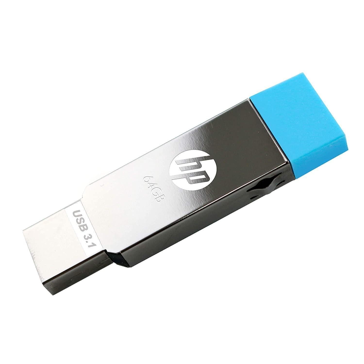 HP Type 'C' OTG 3.1 Metal USB Dual Drive X304m 32 GB OTG Drive - HP 