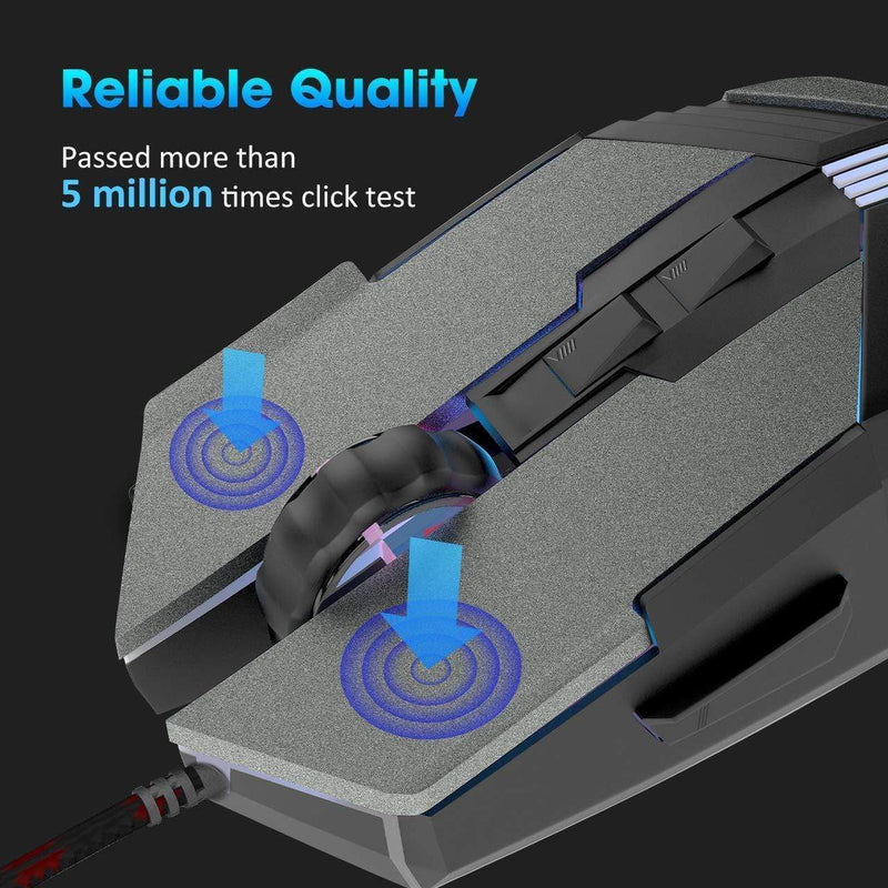 quantum snype 1.0 3200 dpi wired usb gaming mouse