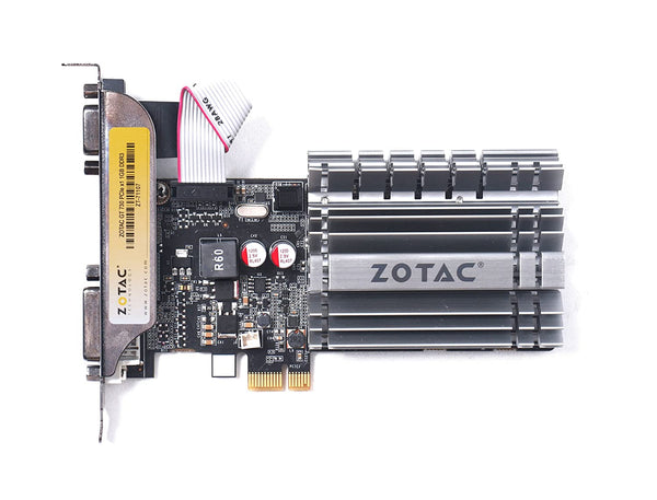 Refurbished and Used Hardware  ZOTAC GeForce GT 720 2GB DDR3 PCI Express  (PCIe) DVI Video Card w/HDMI & HDCP Support