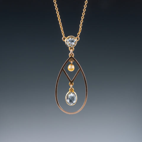 agamarine gemstone pendant hunters fine jewellery