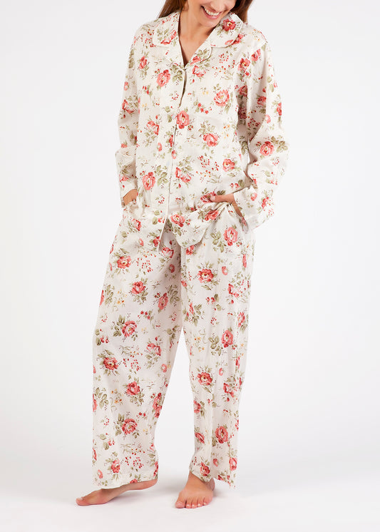 Arabella long sleeved floral pyjamas Eclectopia Gifts and Specialty Homewares 