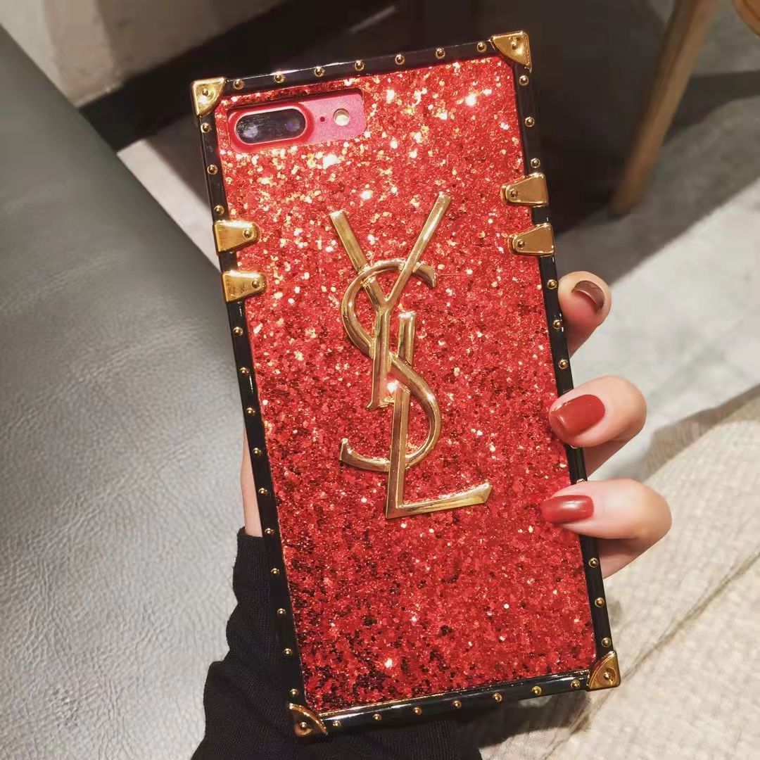 Shop For Ysl Sparkly Glitter Iphone Case Senor Cases Senor Cases Llc