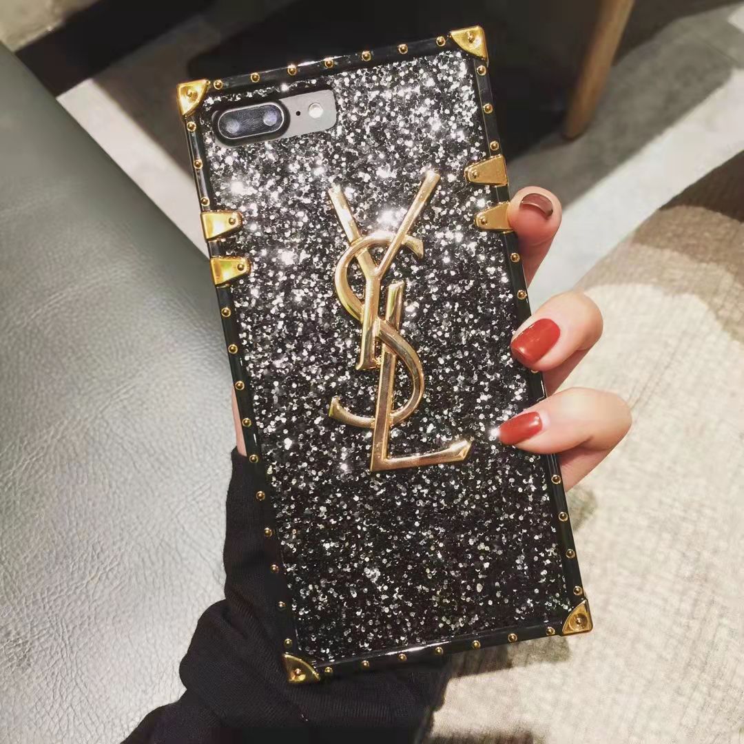 Shop For Ysl Sparkly Glitter Iphone Case Senor Cases Senor Cases Llc