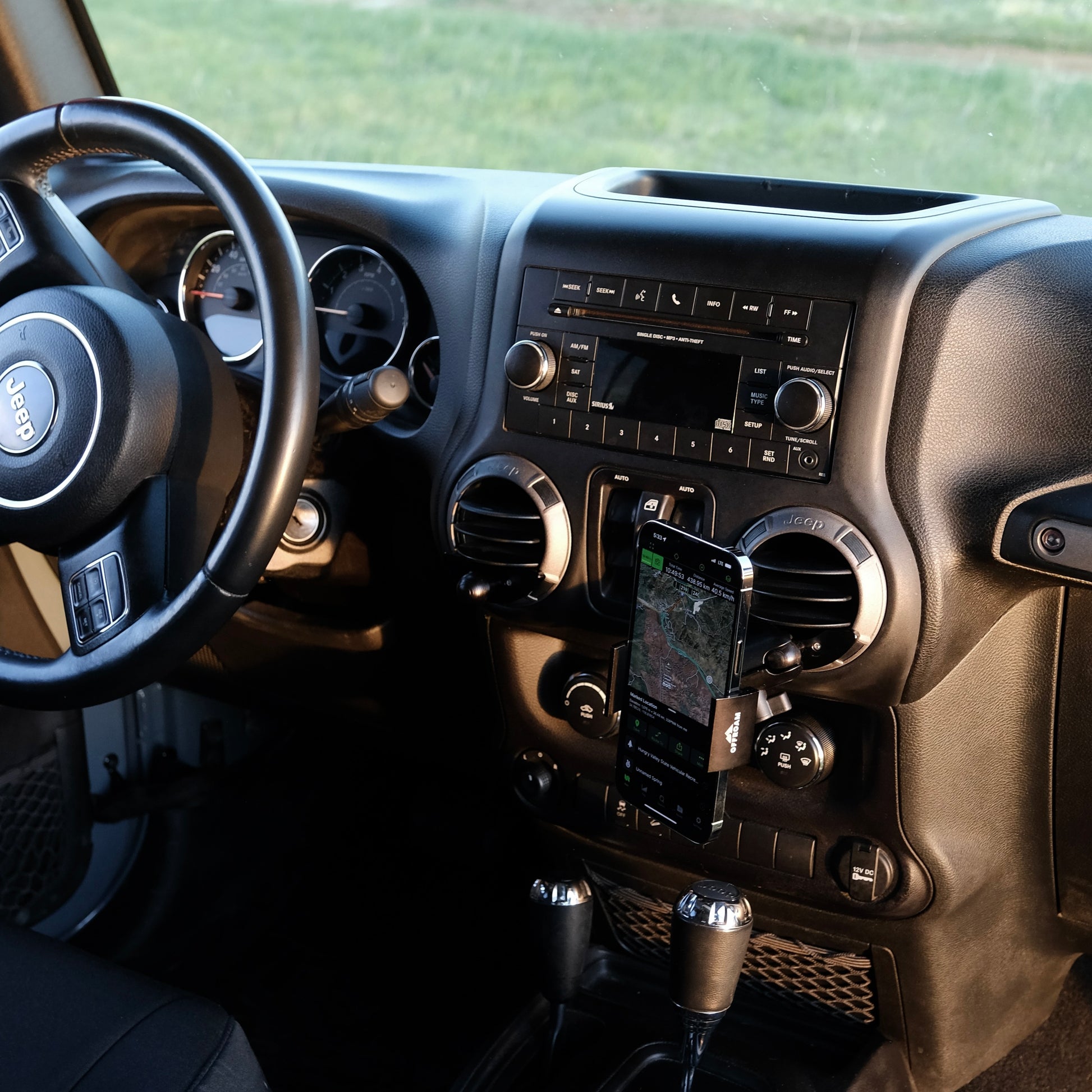 Jeep Wrangler JK/JKU 2011-2018 Phone Mount by Offroam