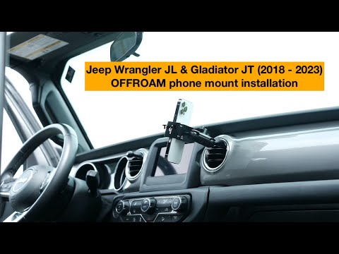 2018-2023 Jeep Wrangler & Gladiator MagSafe Wireless Phone Mount – Offroam