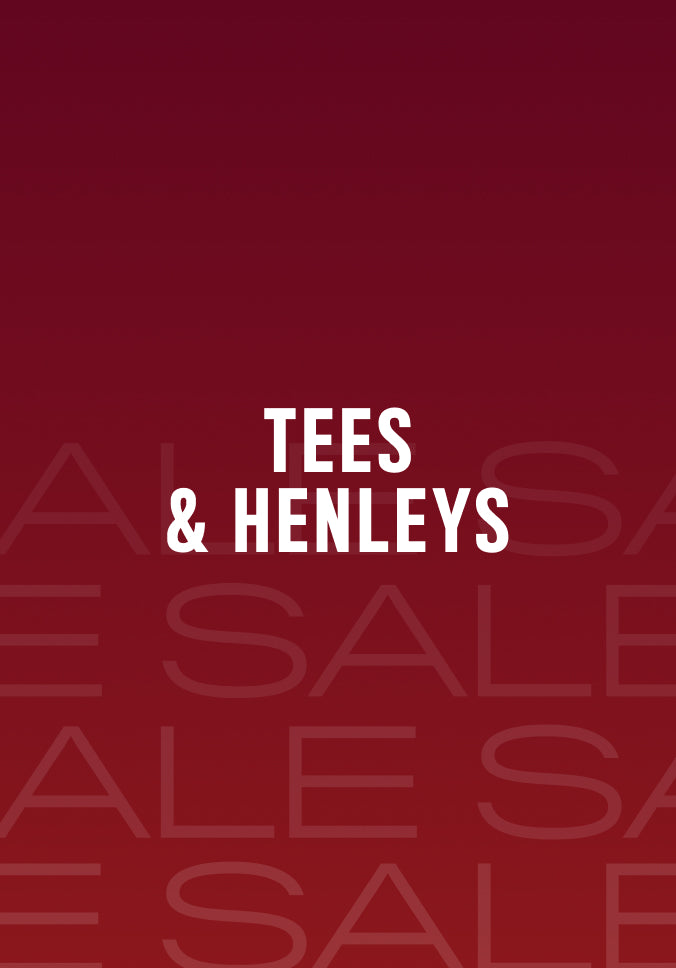 Clearance Tees & Henleys