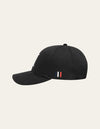 Les Deux MEN Baseball Cap Suede II Cap 100201-Black/White