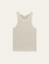 Les Deux MEN Bateman Knit Tank top Knitwear 215215-Ivory