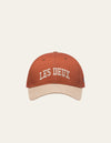 Les Deux MEN Blake Suede Baseball Cap 3.0 Cap 738810-Terracotta/Dark Sand