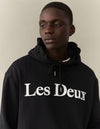 Les Deux MEN Charles Hoodie Hoodie 100201-Black/White