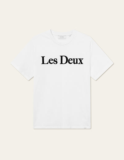 Les Deux MEN Charles T-Shirt T-Shirt 201100-White/Black