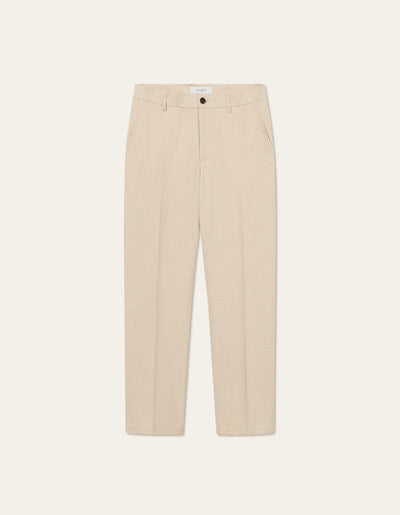 Les Deux MEN Como Reg Twill Pants Pants 847847-Light Desert Sand Melange