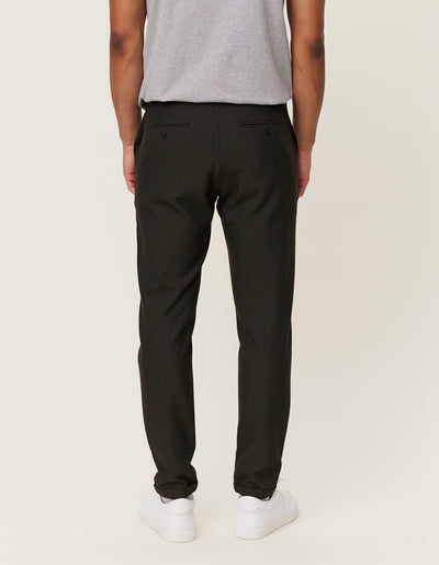 Les Deux MEN Como Suit Pants - Seasonal Pants 505360-Deep Forest/Charcoal