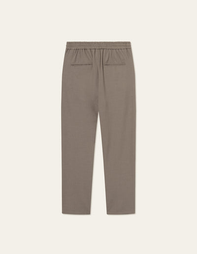 Les Deux MEN Como Tapered Drawstring Pants - Seasonal Pants 857857-Walnut Melange