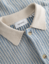 Les Deux MEN Easton Knitted SS Shirt Shirt 474215-Washed Denim Blue/Ivory