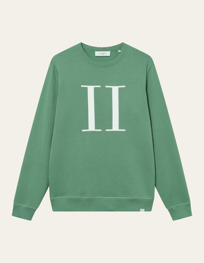 Les Deux MEN Encore Sweatshirt Sweatshirt 552201-Dark Ivy Green/White