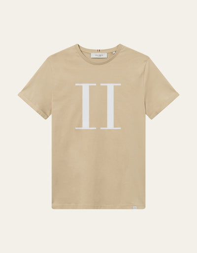 Les Deux MEN Encore T-Shirt T-Shirt 817201-Light Desert Sand/White
