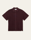 Les Deux MEN Gideon Knit Shirt Shirt 625625-Dark Burgundy